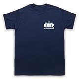 The Bear Original Beef of Chicagoland Staff Uniform Camiseta para hombre, azul marino, XL