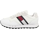 Tommy Hilfiger Tommy Jeans Retro Runner ESS, Tenis Hombre, White, 46 EU