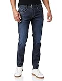 Replay Anbass Hyperflex Re-Used Jeans, Azul (7 Azul Oscuro), 32W / 32L para Hombre