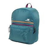 New Balance Men's and Women's LSA Essentials Backpack Nylon Ripstop,Team Teal, One Size