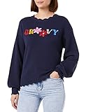 Springfield Jersey Groovy Suéter, Navy, M para Mujer