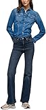 Pepe Jeans Willa Jeans, Azul (Denim-CQ6), 32W / 30L para Mujer